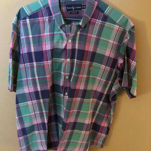 Ralph Lauren Men's Short Sleeve Button-Up Shirt